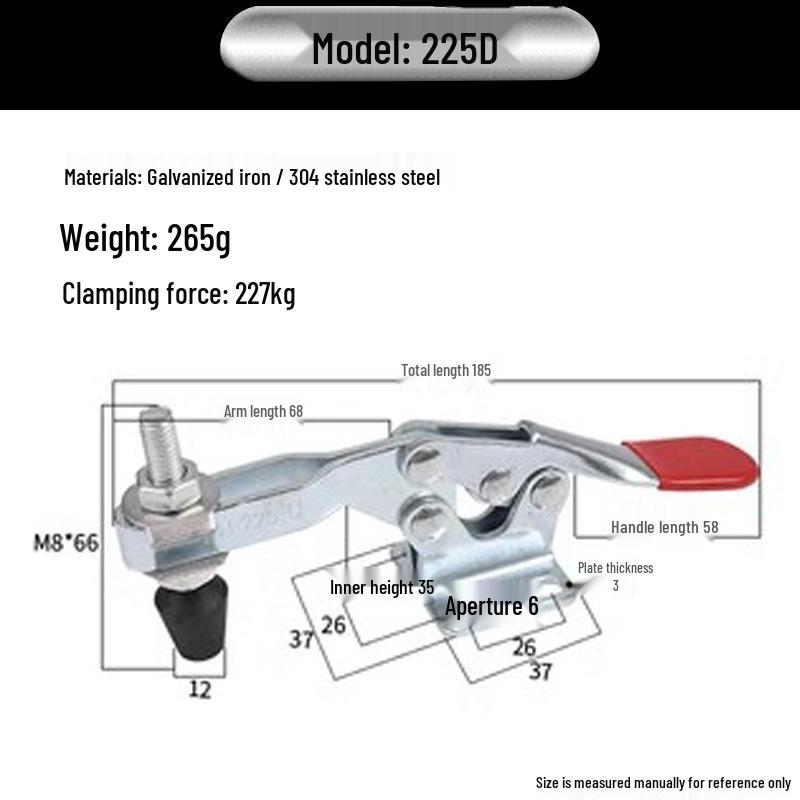 XB-203F Durable Quick Clamp Fixture for Machine Tools