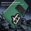 KEYSION Luxury Upright Live Stand Case for Samsung Galaxy Z Fold 7 5G Hard PC Shockproof Phone Back Cover for Galaxy Z Fold 7 5G