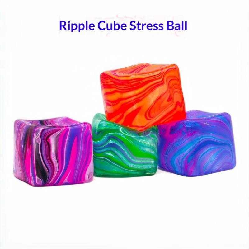Schylling Needoh Nice Cube Sensory Stress Relief Anxiety Sensory Tool For Focus ADHD & Office Desk Calming Gadget