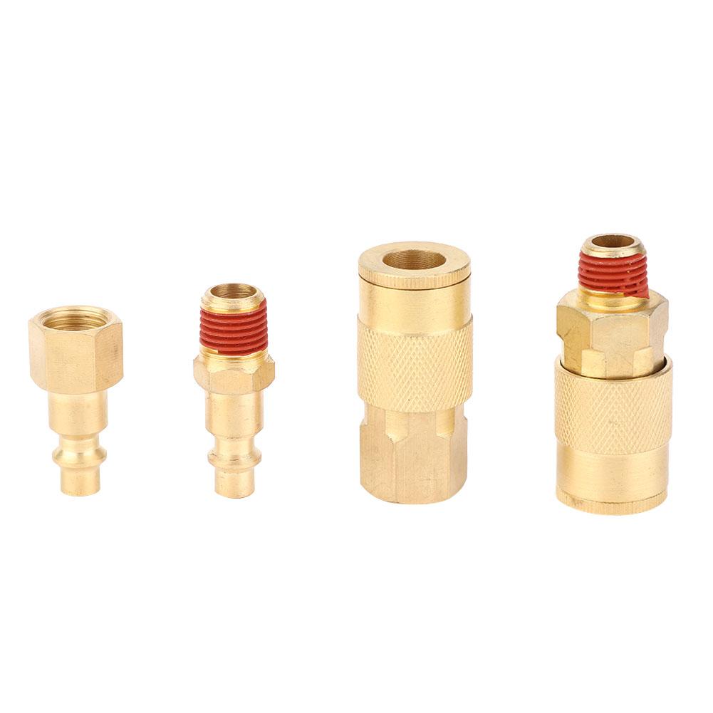 12pcs 1 4 Inch NPT Air Hose Connector Quick Release Male Female Coupler Pneumatic Fitting
