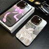 Luxury White Pink Bowknot Phone Case For iPhone 16 15 14 13 12 11 Pro Max Mini XR X XS 7 8 Plus SE 2022 Shockproof Hard Cover