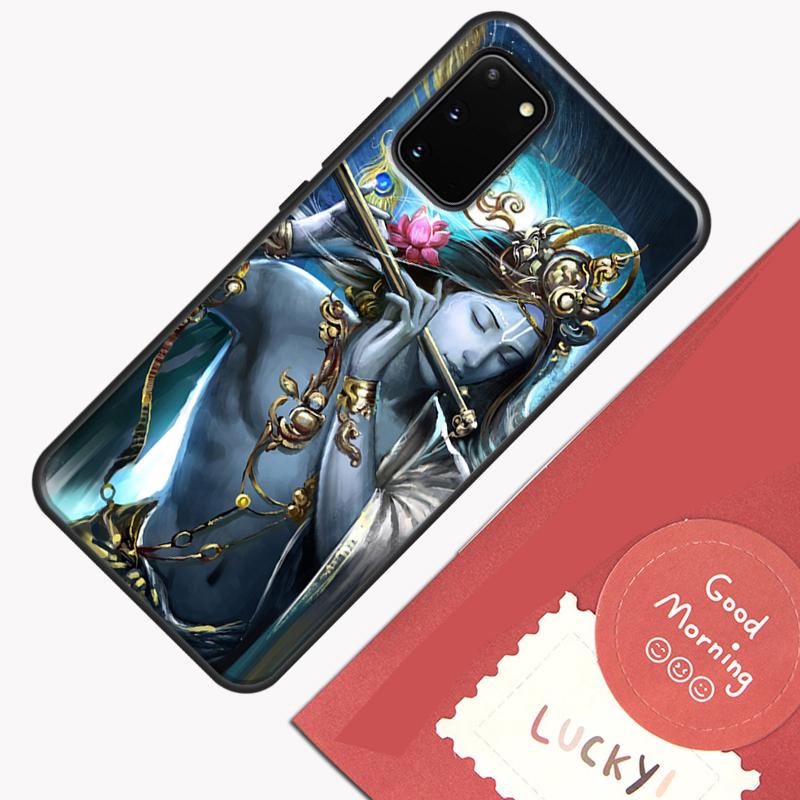 

Indian God Lord Krishna Phone Case For Samsung Galaxy S23 S26 Ultra S20 S21 S22 S24 S25 Plus S10 S25 FE Cover Shell Galaxy S22