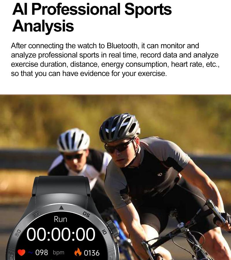 2025 Nové chytré hodinky se safírovým sklem pro neinvazivní monitorování zdraví, laserová terapie, krevní tuk, kyselina močová, EKG, chytré hodinky pro Xiaomi