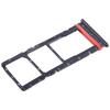 Für Infinix Smart 7 X6515 SIM-Kartenfach + SIM-Kartenfach + Micro-SD-Kartenfach (Schwarz)