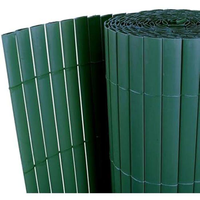 Panneau de clôture - VIDAXL - 90 x 300 cm - PVC Vert - Résistant aux intempéries - Flexible
