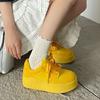 New platform yellow board shoes casual summer dopamine increase sports casual shoes super soft and sweet