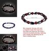 Elegant Weight Loss Round Black Stone Magnetic Therapy Bracelet For Health Care