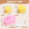 DUOAMARE Triangular Onigiri Mold Set 3-Pack Multicolor Cute Sushi Maker Rice Ball Press Tool