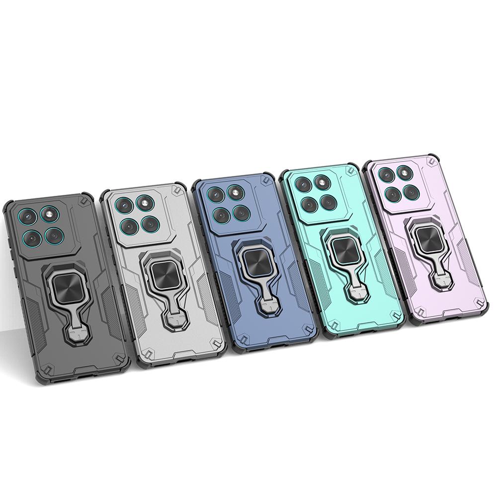 Finger Ring Rotating Holder Magnetic Cover For Motorola Moto Edge 60 Edge60 Fusion Stylus 5G PC Hard Shockproof Armor Phone Case