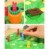 Kids Board Game 2-4 Players Funny Bunny Rabbit Trap Game Toy Rabbit Cross Country Race