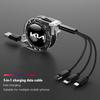 ABCDFH1 3 In 1 Micro USB Type C Charging Cable Multi Charger For KIA K3 Sportage Carnival K5 Seltos Pegas KX1 EV5 Sonet EV6 K4 EV3 Ceed