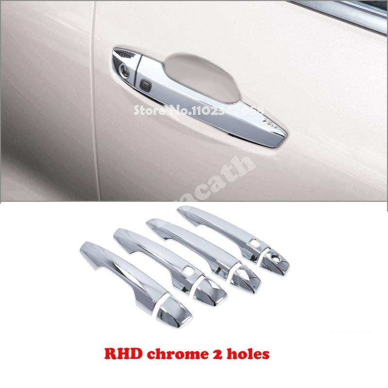RHD LHD For Mitsubishi Xpander 2018 19 20 21 25 2026 ABS carbonfiber Car Side Door Handle bowl Catch Cover Protection Trim