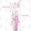 Jetec 3 Pcs Dream Catcher Moon Sun Star Design Handmade Traditional Design Craft Ornament Wall Art Hanging Home Decoration Bedroom Wedding(Pastel Colo