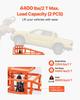 Hydraulic Car Ramps, 2 PCS 5T 11000 Lbs, 270-360 Mm Lift Height, Heavy Duty Hydraulic Vehicle Ramps, Portable Car Lifts for Home Garage Maintenance