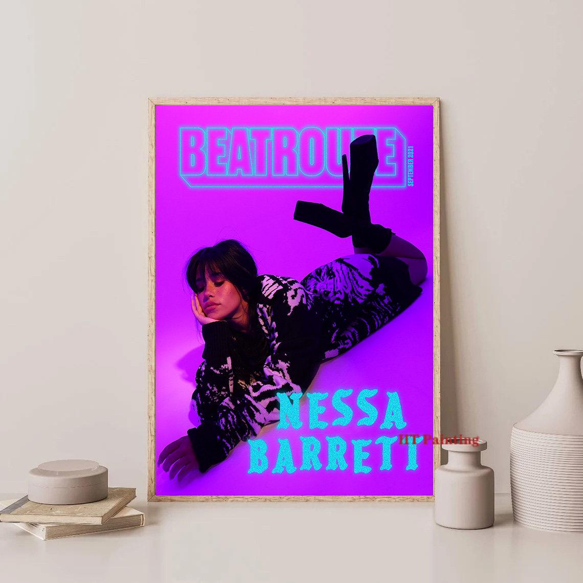 

Nessa Barrett Singer Young Forever Tour 2023 Плакат Картини на полотні Ретро Музика Настінні картини Домашній декор кімнати Подарунок шанувальникам 70X100cm Unframed