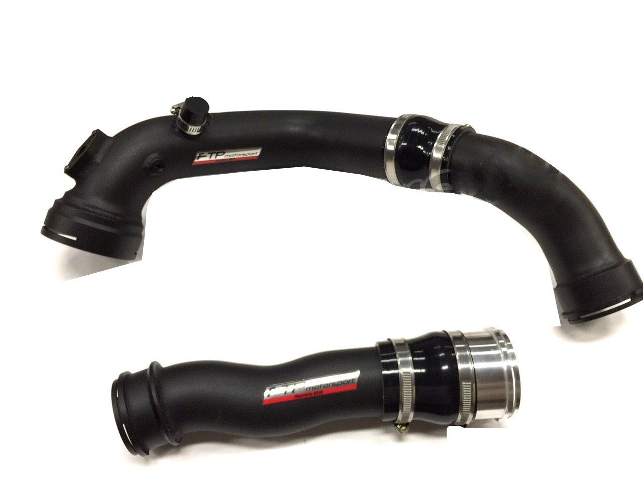 

FTP Aluminum Charge Pipe Boost Pipe Set for F3X 435i + F2X, Engines, N55, M135i, M235i, 335i, чорний