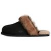 Slipper Evolution Comfortable Rubber Sole Closed Toe Slippers Women Slippers Black 1183330-BLK