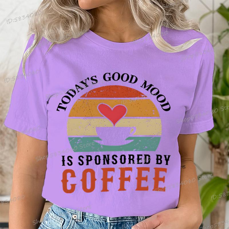 Unisexs Love Coffee Graphic Tee Coffee Lover Retro Vintage T Shirts Casual Crew Neck Short Sleeve Tshirt Trendy Unisex Clothing