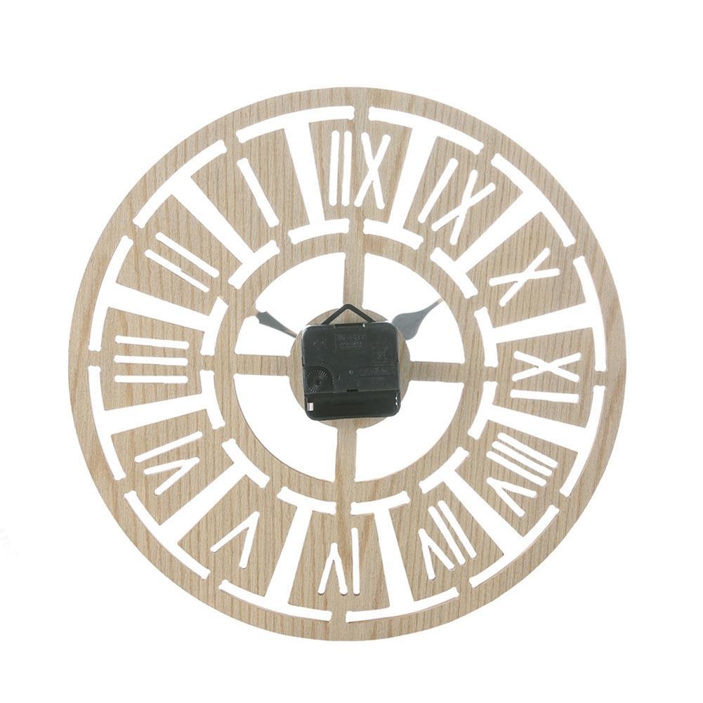 Wooden  Analog Display Decor Garden Hallway Outdoor Hanging Wall Clock (33cm)
