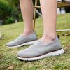 Breathable Mesh Men's Loafers Retro Style Slip-ons Men Anti-slip Casual Sports Shoes Elastic Walking Shoes Big Size