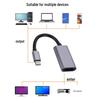 Aluminum Type-C to HDMI 4K Adapter Cable for Mobile Phones and Laptops