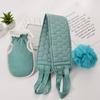 Bath Towel, Shower Towel, Back Scrubber, 3-piece Set