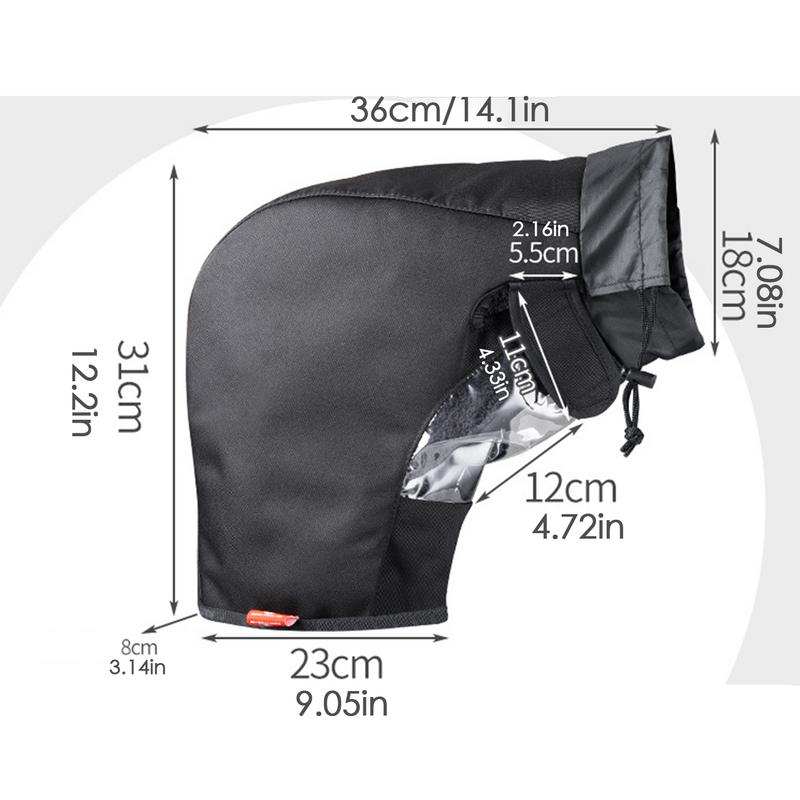 Snowmobile And Motorcycle Handlebar Muffs Waterproof Powersports Gloves Handlebar Muffs Gloves Comfortable And Convenient Motorc