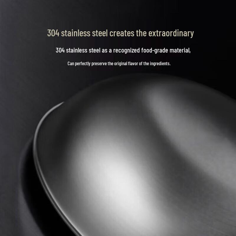 KOBACH 304 Stainless Steel Honeycomb Non-stick Wok