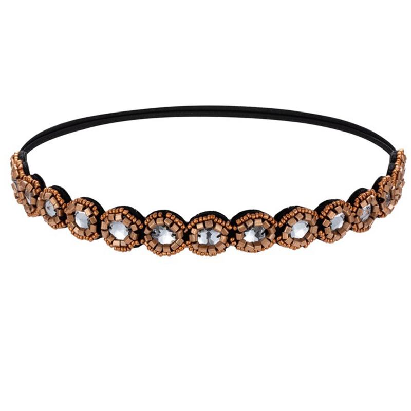 Ethnic Vintage Bohemian  BeadsElastic Headband  Hair Band Hair Accesories