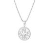 Men's Compass Necklace Titanium Steel Pendant Versatile Twist Chain Jewelry