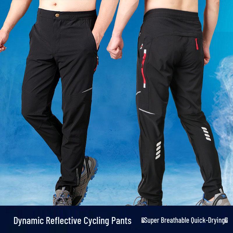 Men's Quick-Dry Breathable Stretch Cycling and Hiking Pants for Summer