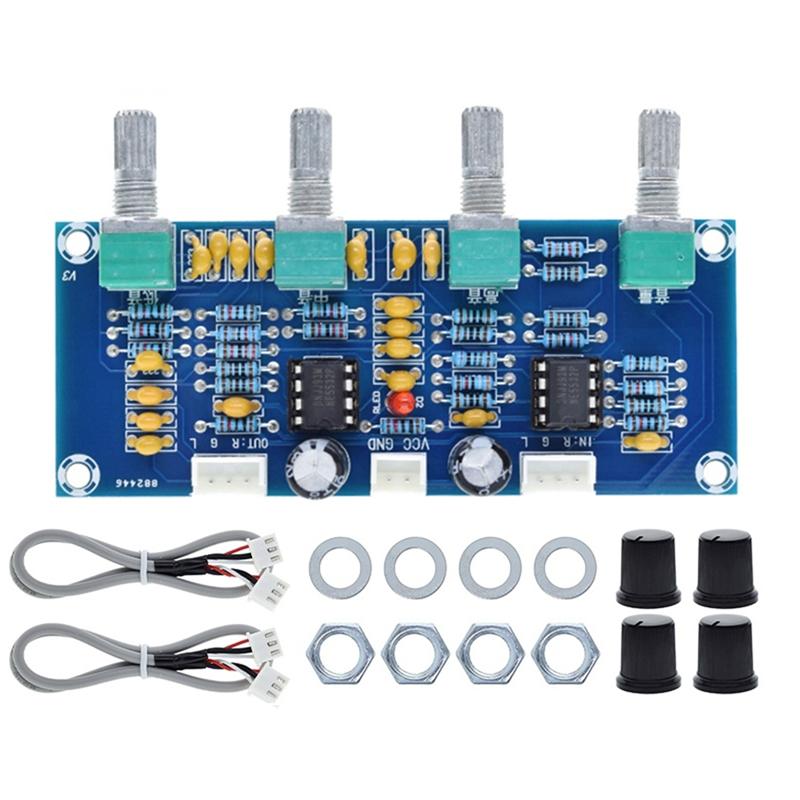 ABUO-XH-A901 Tone Board Preamp Pre-Amp With Treble Bass Volume Adjustment Pre-Amplifier Tone Controller For Amplifier Board