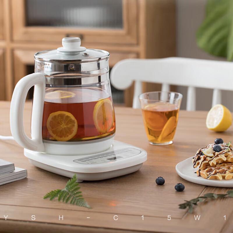 Bear 1.5L Multi-function Glass Health Kettle CN plug (adapter included)