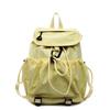 Nyl Solid Color Large Capacity Backpacks 2026  String Casual Bags for Women Summer Student Simple Women's Handbags
