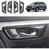 for CRV 2017-2022 Rear Air Condition Vent Outlet Cover Trim Sticker, Carbon Fiber Grain Style Interior Decorative Panel Frame Accessories for Honda