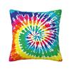 Colorful Rainbow Tie Dye Swirl Spiral Cushion Cover X Cm Polyester Throw Pillow Case For Sofa Home Decoration Pillowslip