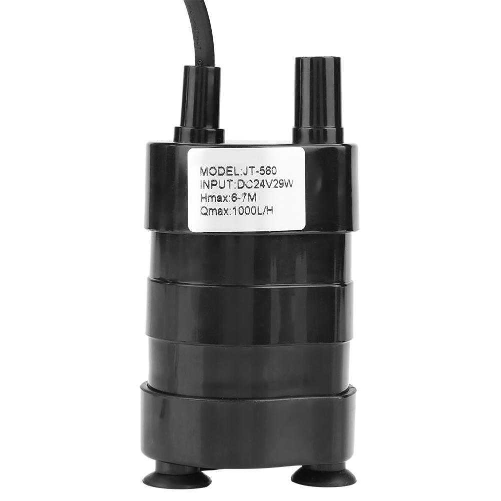 Mini High Hydraulic Head DC Brushless Submersible Water Pump 24V 20 celsius 90 celsius