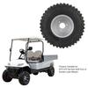 16X8-7 Tire with 3 Holes Rim 6PR Excellent Road Grip 7 Inches ATV UTV Tire Wheel for Go Kart Golf Cart Garden Lawn Mower