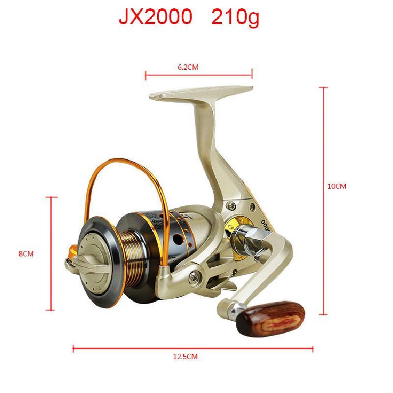 Metal Spinning Reel With Aluminum Alloy Construction For Freshwater Fishing Enthusiasts