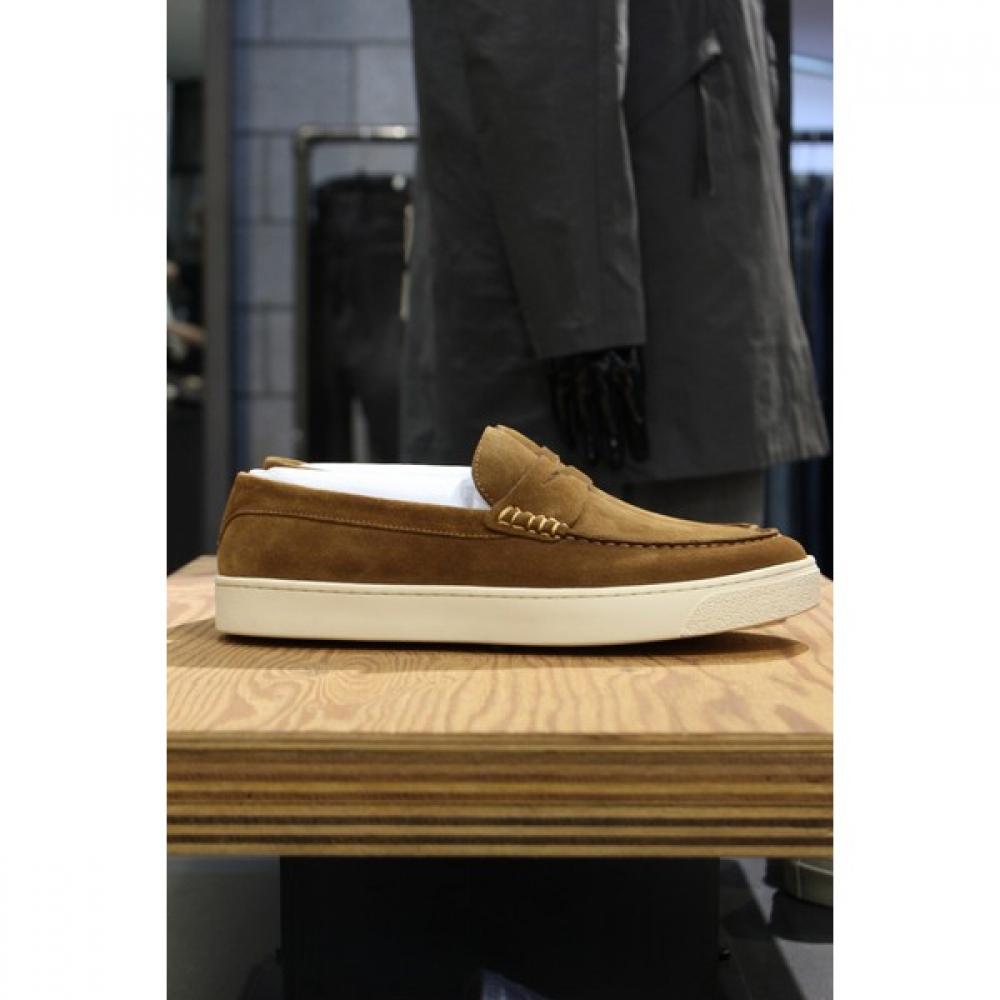 Pannicale Mario Brown Cowhide Suede Loafer M Gfo01br