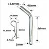 Hitch Lock Pin 1.5cm with Vinyl Grip Compatible with 2/2.5