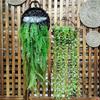 Artificial Spider Plant & Fern Hanging Decor - Trailing Green Vines for Wall & Ceiling