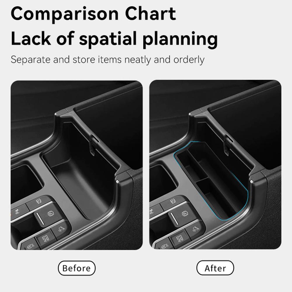 for Kia Sorento 2025-2025 Central Console Storage Box Car Interior Accessories Organizer Storage Case In Front Of Armrest Box