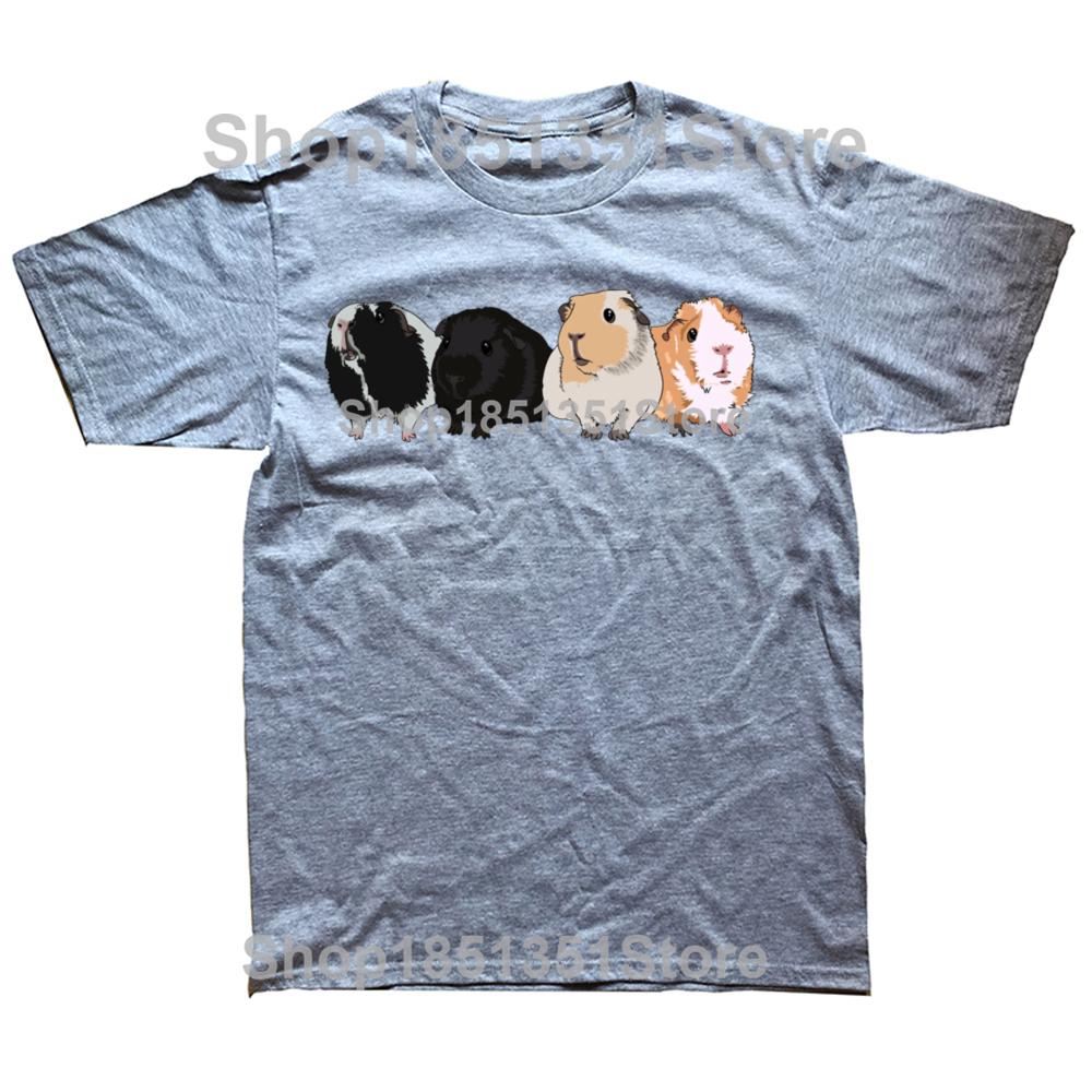 Funny Guinea Pig Graphic Tshirts Men Womens Fashion Casual Tshirt 100 Cotton Loose Oversized T Shirt
