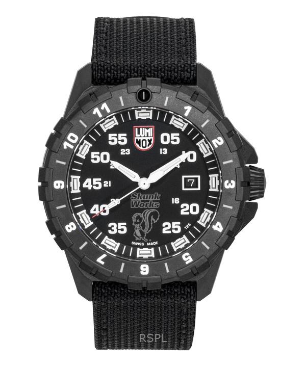 Luminox F-117 Nighthawk X Skunk Works Heritage Черный циферблат Кварцевые Дайверские XA.6442.H 200M Мужские часы чёрный
