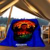 1pc stranger things poster Outdoor Blanket Lightweight Flannel Throw For Travel, Camping, Livingroom, Couch, Chair Soft