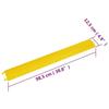 VidaXL Rampes de protection de câble 4 pcs 98,5 cm Jaune 150969