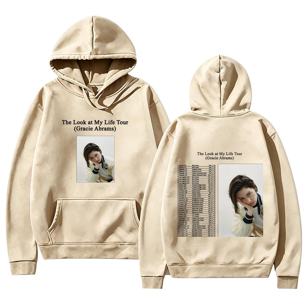 The Look At My Life Tour Gracie Abrams Hoodies Herren Damen Ästhetische Retro Sweatshirts Unisex Neu High Street Übergroße Pullover