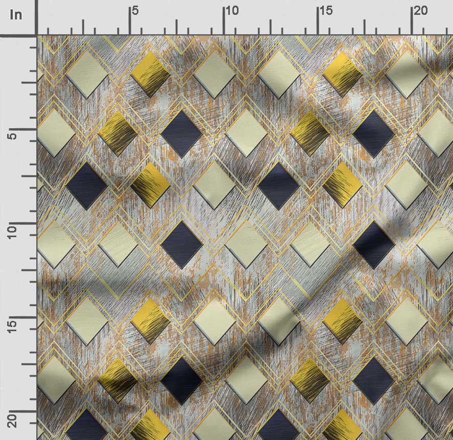 Soimoi Geometrical Print,  Cotton Cambric, Quilting Fabric Sold by The Yard 42 Inch Wide, Medium Weight Cotton Fabric,