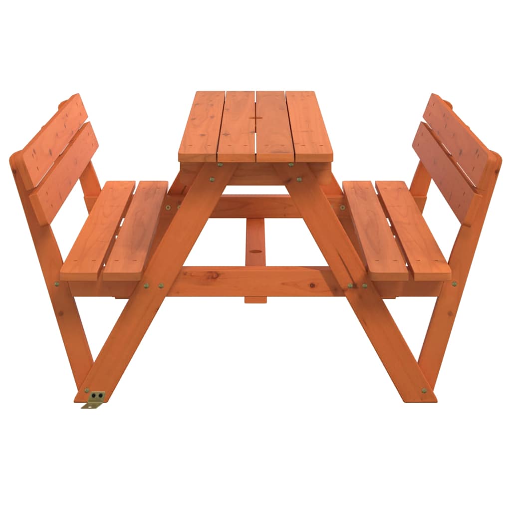 Vidaxl Picknicktafel Voor 4 Kinderen, Met Gat Voor Parasol, Spar